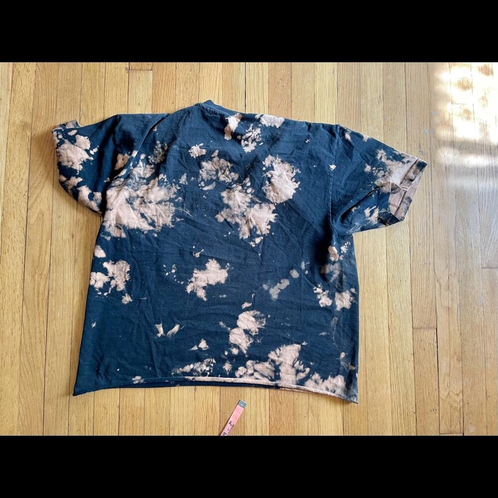 90s Vintage Single Stitched Bleach Dyed T shirt - Picture 8 of 9